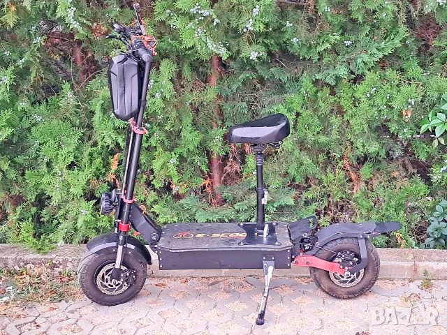Голяма Електрически Скутер Тротинетка със Седалка, OBARTER X5 13" 8000W Хидравлични Спирачки 13 цола, снимка 16 - Друга електроника - 55853270
