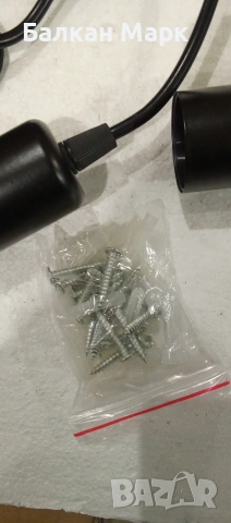 Винтидж, ретро полилей – индустриален стил, 8x E27,8 регулируеми пендели, снимка 6 - Лампи за таван - 53371563