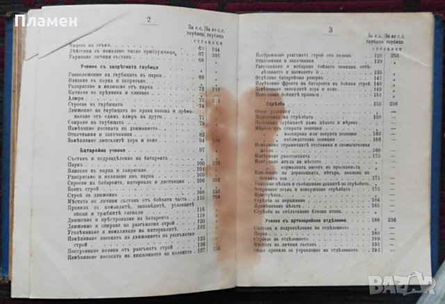Уставъ за строевата служба въ тежката полска скорострелна и не скорострелна артилерия /1912/, снимка 12 - Антикварни и старинни предмети - 30175224