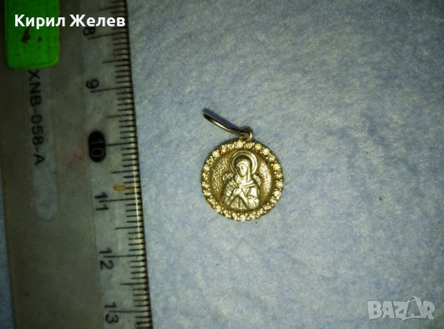 СТАРА СРЕБЪРНА НАГРЪДНА ИКОНКА МАЙСТОРСКА ИЗРАБОТКА 40031, снимка 8 - Антикварни и старинни предмети - 42425224