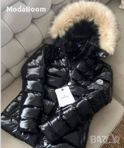 Moncler черно зимно дамско яке 