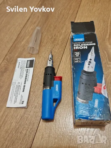 Продавам газов  поялник  внос от Англия , снимка 5 - Поялници и запояване - 49688524