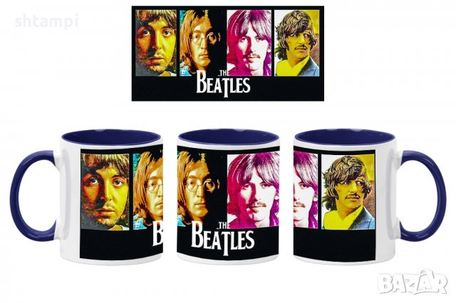 Чаша Beatles 07,Керамична Чаша, Кафе Чай, Игра,Изненада,Подарък,Повод,Празник,Рожден Ден, снимка 3 - Чаши - 38508347