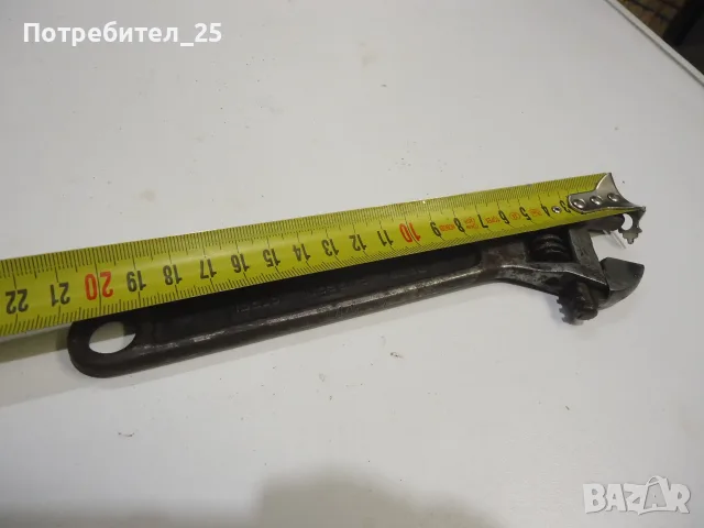 Малък раздвижен ключ - Немски, снимка 6 - Ключове - 55757027