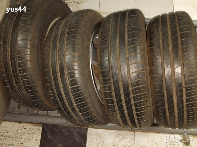 Алуминиеви джанти и гуми 15 оригинални Шкода Октавия, снимка 2 - Гуми и джанти - 53215012