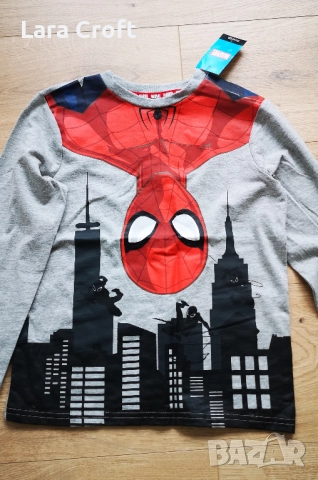 George блузка Marvel Spiderman 5-6 г., снимка 2 - Детски Блузи и туники - 52315313