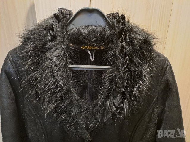 Дамско зимно палто черно Юнона, снимка 1 - Палта, манта - 39131094