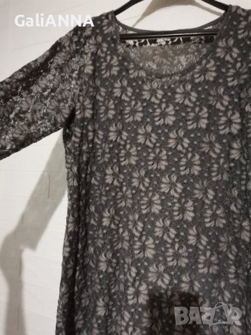 ДАНТЕЛЕНА ТУНИКА ЦВЕТЯ РАЗМЕР 2XL, снимка 5 - Туники - 38505302