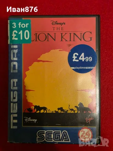 Sega Mega Drive Lion King , снимка 2 - Игри за Nintendo - 56167803