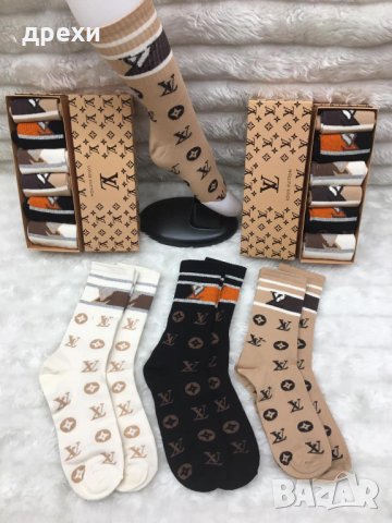 LOUIS VUITTON чорапи 6 кутии, снимка 1 - Дамски чорапи - 31360078