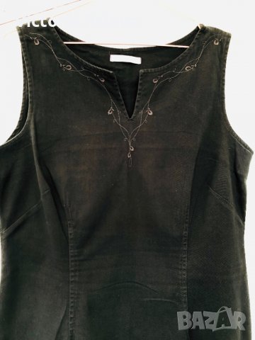 Черна рокля MARKS&SPENCER ,памук, снимка 3 - Рокли - 29439247