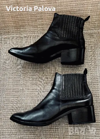 LUXURY елегантни боти ROBERT CLERGERIE Франция, снимка 7 - Дамски боти - 49282124