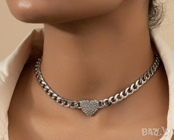 Чокър колие с орнамент 