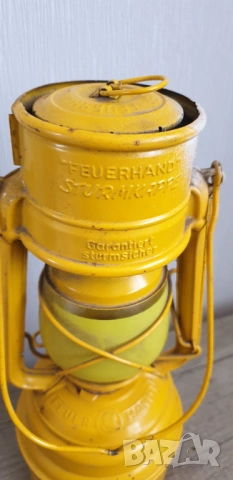 Фенер Feuerhand Storm 276 Baby Special жълт, снимка 5 - Антикварни и старинни предмети - 54326055
