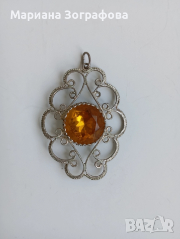 Кристални шатони Оптима - Чешки, - Старинни сребърни Бижута, - Колиета, гердани, пръстени, брошки, снимка 18 - Колекции - 47713943