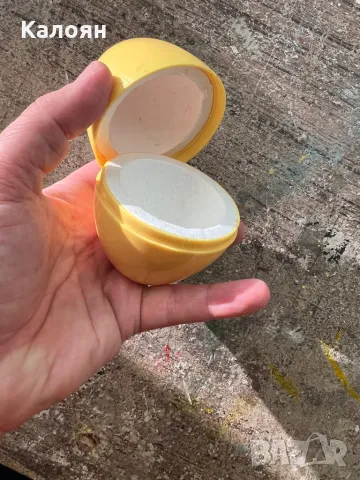 Пластмасово жълто яйце контейнер за яйце, снимка 5 - Фигурки - 49978067