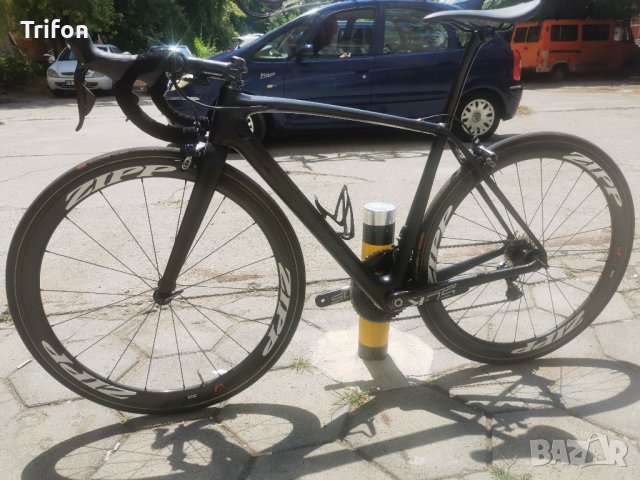 Карбонов шосеен велосипед Specialized S-woks Tarmac sl5 ultra light zipp Dura-ace di2, снимка 5 - Велосипеди - 37328513