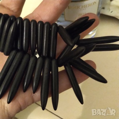 намаление Огърлица ръчна изработка ,оникс и черен корал, снимка 4 - Колиета, медальони, синджири - 38164986