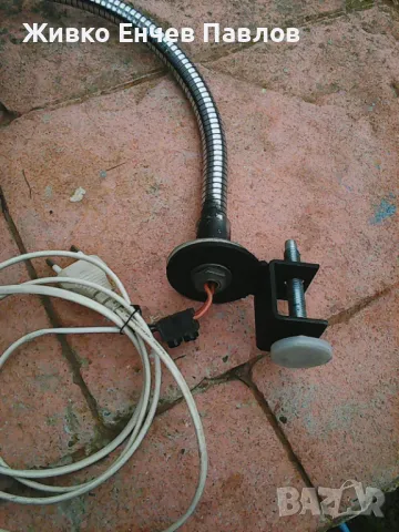 Стара индустриална лампа, снимка 5 - Антикварни и старинни предмети - 49974706