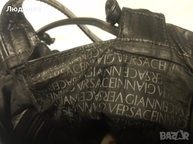 Чанта,фирма,"VERSACE",естествена кожа,оригинал.ДНЕС 1200лв, снимка 13 - Чанти - 50971718
