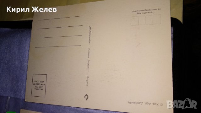 ТРИ СТАРИ БЪЛГАРСКИ ПОЩЕНСКИ КАРТИЧКИ РИСУНКИ ПАТЕНЦА ПТИЧЕ ДЕТСКА ТЕМАТИКА с МАРТЕНИЦА ЕДНАТА 7454, снимка 8 - Филателия - 38562503