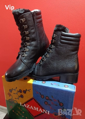 Естествена кожа дамски боти , снимка 4 - Дамски ботуши - 52126746