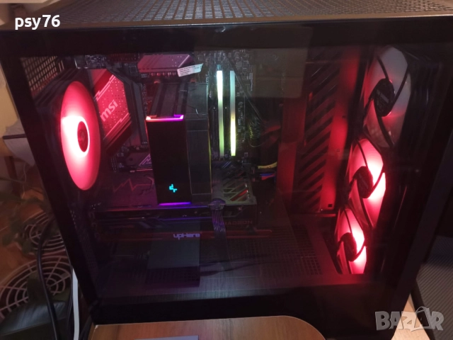 Кутия ASUS TUF GAMING GT302 TG ARGB BLACK Case, снимка 6 - Захранвания и кутии - 50975775