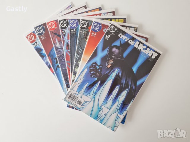 Комикси Batman: City Of Light. Vol. 1, #1-8, NM, DC, снимка 2 - Списания и комикси - 38484012