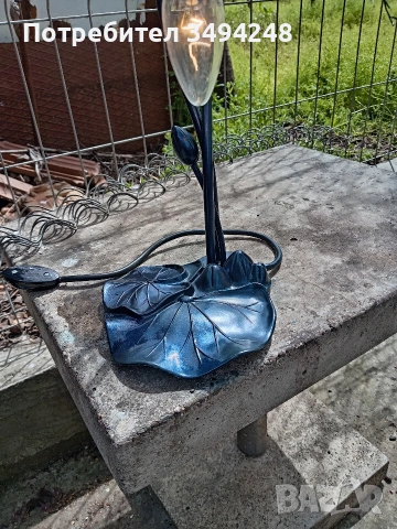 Винтидж лампа, снимка 3 - Настолни лампи - 53363729