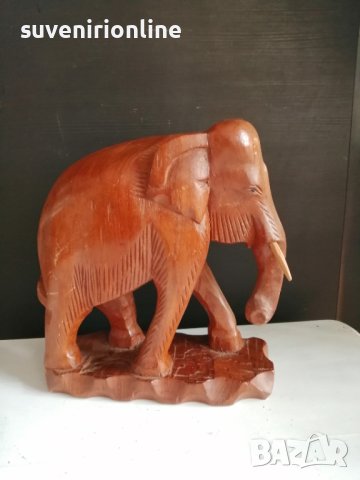 Сувенир дървен слон , снимка 4 - Статуетки - 40267294