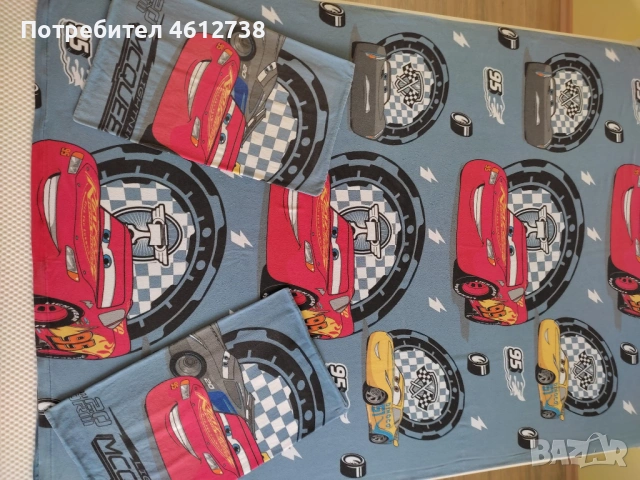 Детски зимен спален комплект „Маккуин светкавицата“