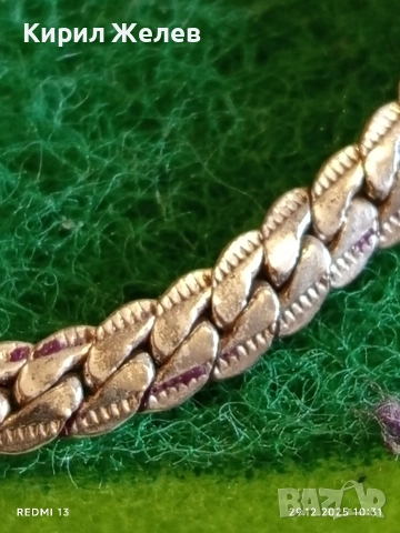 Сребърна гривна класически дизайн подходящ аксесоар за ежедневието 17198, снимка 6 - Гривни - 52925636