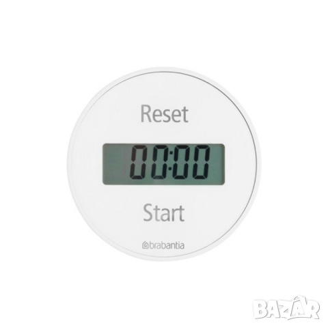 Дигитален кухненски таймер с магнит Brabantia White,  Brabantia Grey, снимка 3 - Друга електроника - 51974431