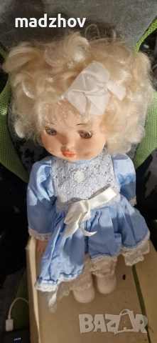 Автентична говореща кукла от СССР, модел "Наташа" (1988), напълно нова, в комплект оригинална плоча, снимка 9 - Колекции - 51444478