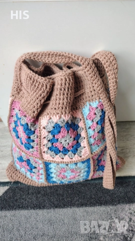 Дамски плетени чанти луксозни, ръчна изработка от качествени прежди, различни модели, снимка 7 - Чанти - 39398104