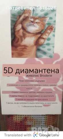 5D Диамантени гоблени - Врана в нощта и Котка., снимка 5 - Гоблени - 43148218
