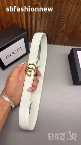 Gucci естествена кожа колан, снимка 3 - Колани - 55761082