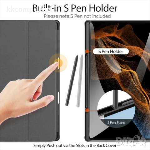 Samsung Galaxy Tab S9 Ultra/S8 Ultra DUX DUCIS Кожен Калъф и Протектор, снимка 4 - Калъфи, кейсове - 51025534