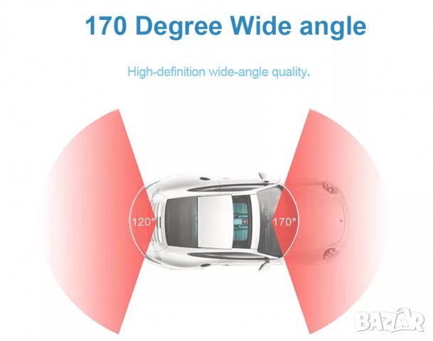 Топ цена! Видеорегистратор огледало+задна камера, FHD, G-Sensor, Audio и още, снимка 7 - Аксесоари и консумативи - 37728577
