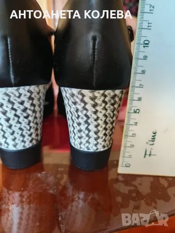 Черно и бяло сандали 39 номер , снимка 3 - Маратонки - 47393064