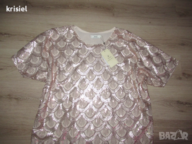 ОФИЦИАЛНА ПРАЗНИЧНА РОКЛЯ--4XL-5XL номер, снимка 2 - Рокли - 52646646