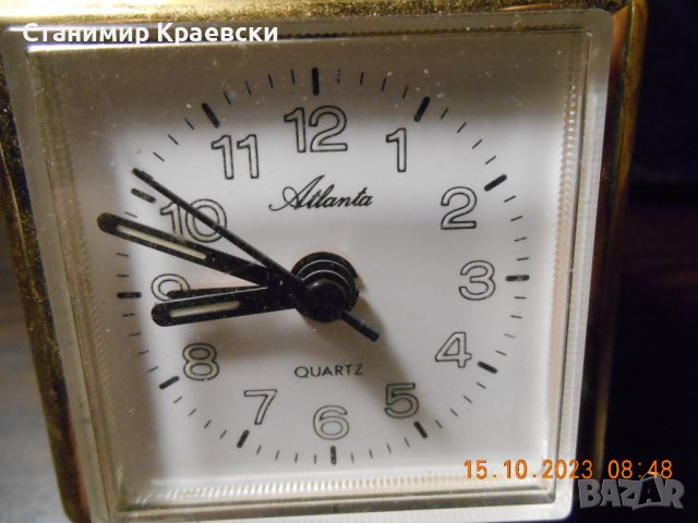 Atlanta Travel Alarm Clock quarz vintage95, снимка 2 - Други - 42741789