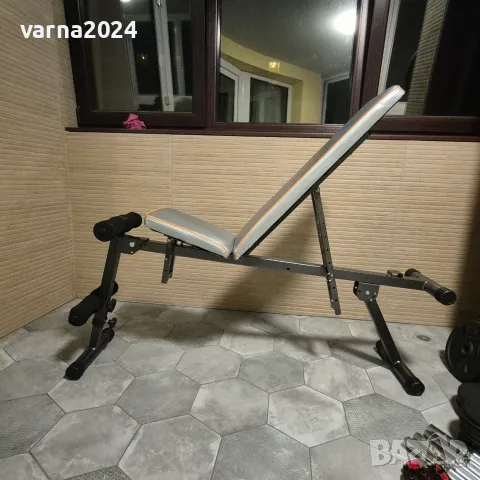 Регулируема фитнес лежанка HEB-1201, снимка 6 - Фитнес уреди - 55734750