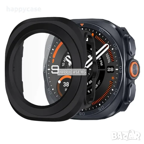 Samsung Galaxy Watch Ultra 2 2026 / 360° Твърд пластмасов кейс с вграден протектор за екран, снимка 6 - Калъфи, кейсове - 55739646