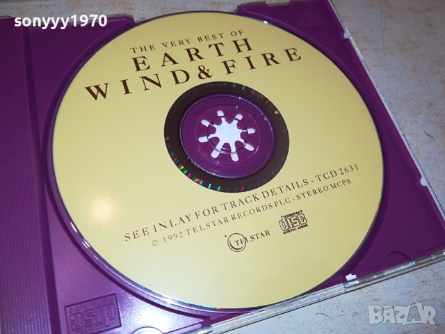 EARTH WIND & FIRE CD 0910231641, снимка 8 - CD дискове - 42497294