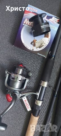 Нов к-т от 3м 100-200гр акция,въдица с макара и влакно, риболов едри риби, такъм, снимка 5 - Въдици - 42805872