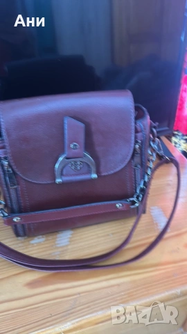Дамска чанта бордо