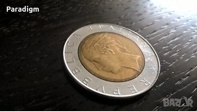 Монета - Италия - 500 лири | 1986г., снимка 2 - Нумизматика и бонистика - 29628030