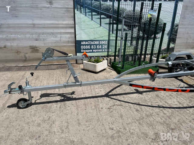 НОВО Туристическо ремарке RESPO Туристическо ремарке - колесар за лодка RESPO 750V501L199 с общо тег, снимка 3 - Ремаркета - 45981354