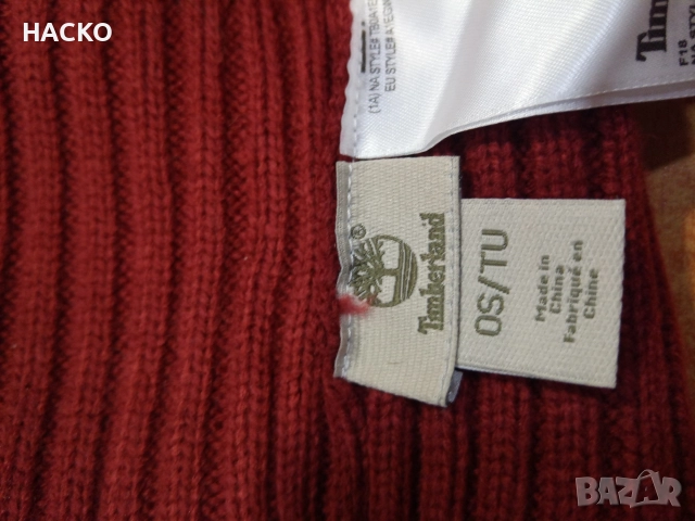 ЗИМНА ШАПКА TIMBERLAND 100% ОРИГИНАЛНА ВНОС ОТ АНЛГИЯ, снимка 9 - Шапки - 52891964